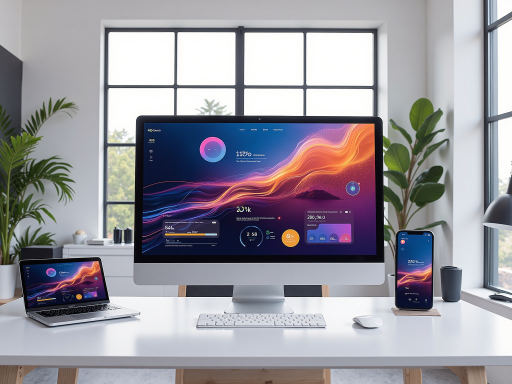 数字营销作品展示，现代化的界面设计，包含数据分析图表和营销策略展示，体现数字化营销能力