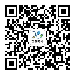 公众号二维码，黑色边框正方形图案，中心有聊天气泡图标，下方有扫描提示文字，用于用户扫码关注公众号